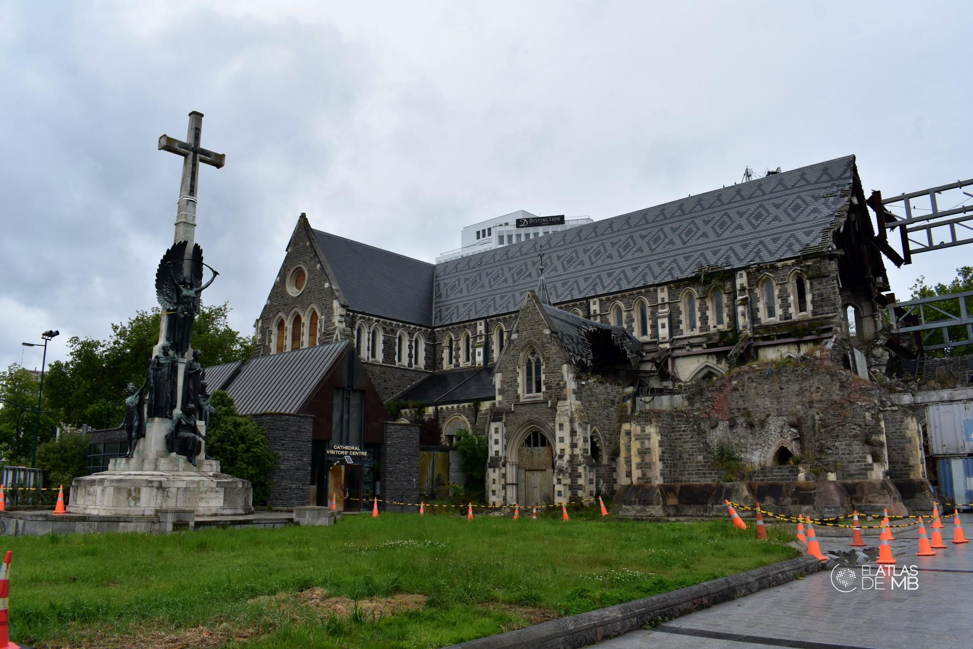 Catedral en ruinas en Christchurch