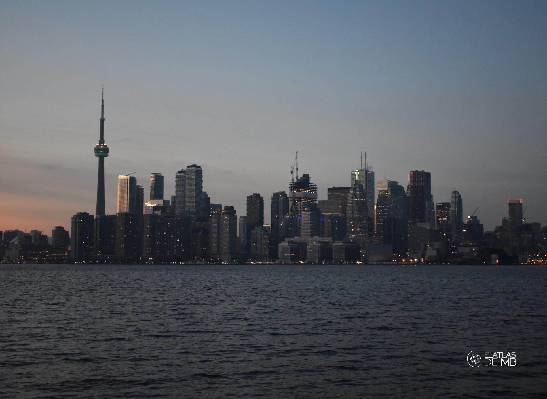 Skyline de Toronto desde Ward's Island